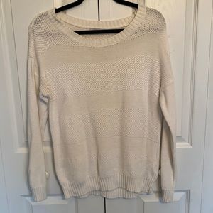 White sweater, L, Tobi
